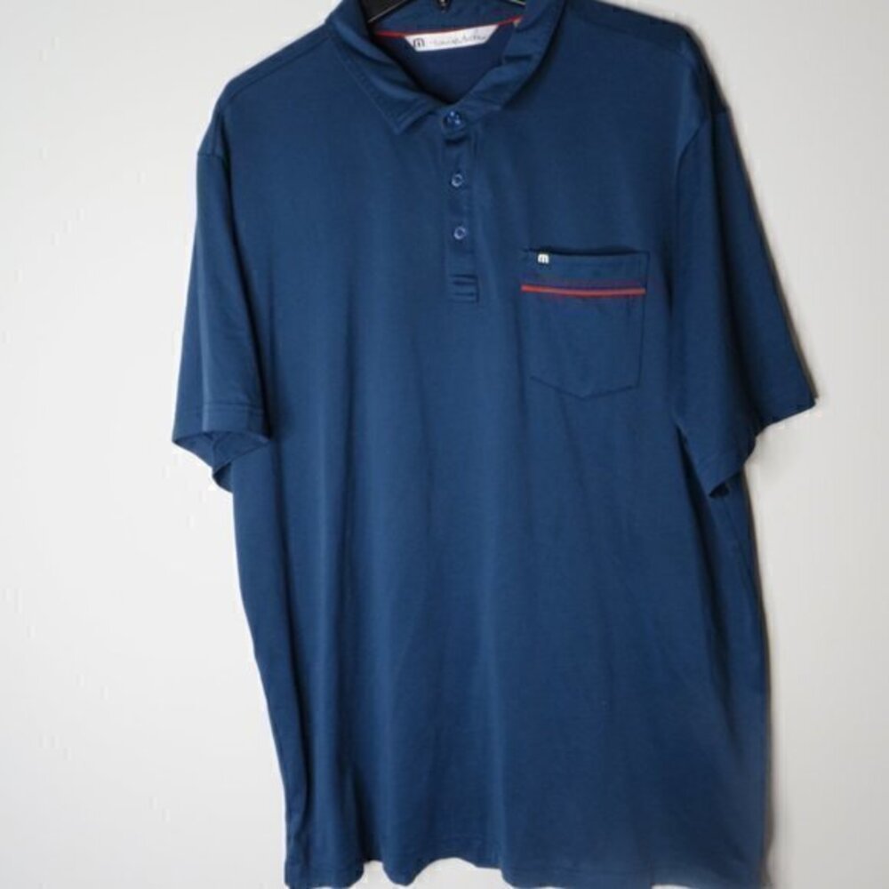 Travis Mathew blue polo